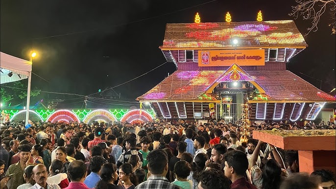 Kerala temple festival celebration in Kozhikode district